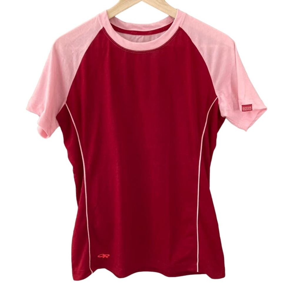 Outdoor Research Essence Duo Tee - Base Layer - Pink Red - Large